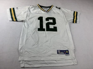 Camiseta Packers Green Bay Aaron Rodgers 12 Verde Amarillo Blanco Juvenil XL - Imagen 1 de 7