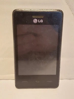 LG 840G Android Smartphone TracFone Black Turns On Untested Comes With Battery - Image 1 of 4
