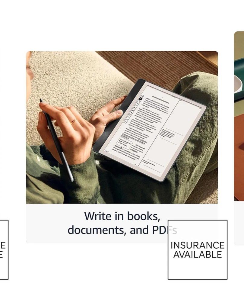 Amazon Kindle Scribe 2024 16GB Premium Pen Tungsten Grey with Case Bundle - Image 1 of 2