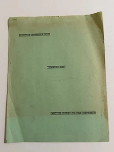 Seltener Produktionsführer für Film "Schnitzeljagd" 1979 Film Twentieth Century - Fuchs - Bild 1 von 7
