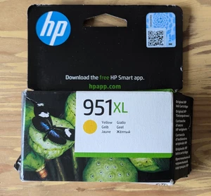 Genuine Original HP 951XL High Yield Ink Cartridge - Yellow (CN048AE) date 2025 - Picture 1 of 3
