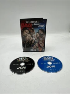 WWE Wrestling DVD - USED Raw and Smackdown Live 2018 3 Disc Set missing disc 1 - Imagen 1 de 2