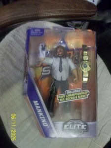 Mattel 2016~WWE ELITE~Summer Slam~Mankind~con cinturón de campeonato y calcetín y máscara Sr. - Imagen 1 de 3