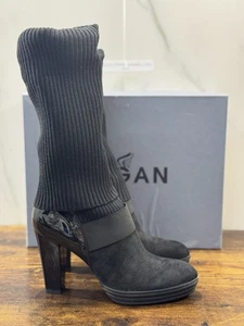 Hogan Interactive Stivaletto  Suede Nero  Con Tacco Casual Hogan Donna 37.5 - Imagen 1 de 5
