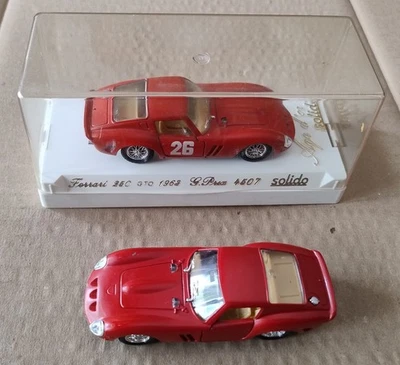 n° 1+1 (coppia) FERRARI 250 GTO - Solido n° 4506 - 09-85 - scala 1/43 - vintage - Immagine 1 di 4