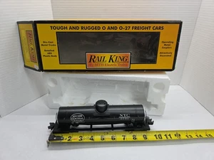 As Is MTH RailKing 30-7310 O Gauge Semi-Scale New York Central Tank Car - Picture 1 of 14
