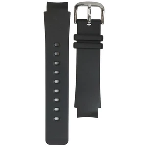 Original Neu Casio Baby-G BGA-2900 Band Urethan Harz Schwarz Silber Schnalle  - Bild 1 von 1