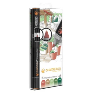 Plumas Chamaleón - 5 PK marcadores de alcohol en tonos de color - TONOS NATURALES - Imagen 1 de 3