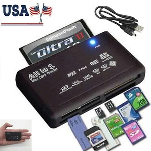 Memory Card Reader Mini 26-IN-1 USB 2.0 High Speed For CF xD SD MS SDHC - Picture 1 of 10