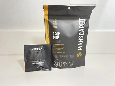 Set of Manscaped Crop Mop First On-The-Go Ball Wipes 15, The lawn mover blade Y1 - Image 1 of 4