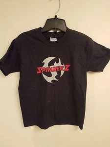 NOS Spinnerz T-Shirt...100% Cotton...Youth Small...Black...Gildan Activewear - Bild 1 von 1