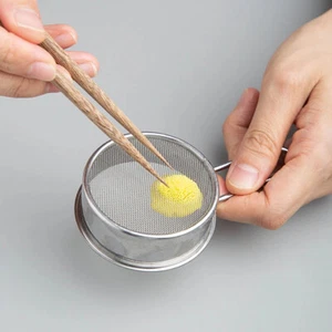 Wagashi Mini Screen Steel Steel Japanese Dessert Flower Core Making Tools 11x6cm - Picture 1 of 26
