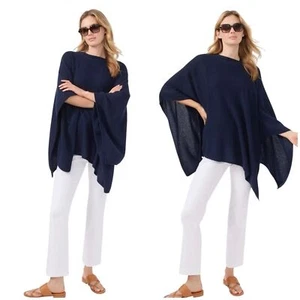 PONCHO DE CACHEMIR J MCLAUGHLIN RALE LUJO LIGERO CAPA MADURA LAGENLOOK - Imagen 1 de 11