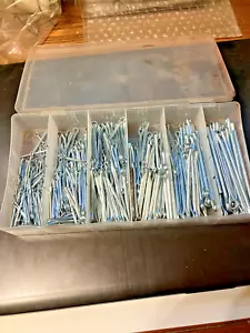 Cotter Pins, 6 Sizes Cotter Pins Assortment Kit, 300+ Stainless Steel Split Pins - Picture 1 of 6