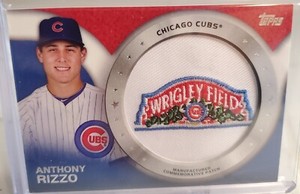2014 Topps Chicago Cubs Relic Commemorative Patch Anthony Rizzo CP-20 Card SP