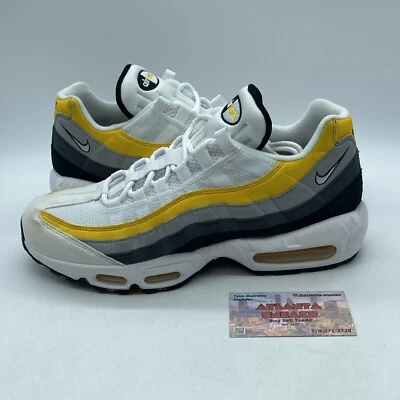 Size 9.5 - Nike Air Max 95 Grey Amarillo Grey Black White Suede (CD7495-100) - Image 1 of 4