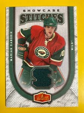 D55771  2006-07 Flair Showcase Stitches #SSMA Marian Gaborik JERSEY