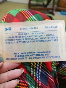 Jamestown Stamp Company 3-Q Estados Unidos 1963-1967 15 variedades - Imagen 1 de 7