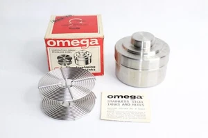 Simmon Omega Stainless Steel 35mm Film Developing Reel & Tank Set in Box 467-021 - Picture 1 of 14