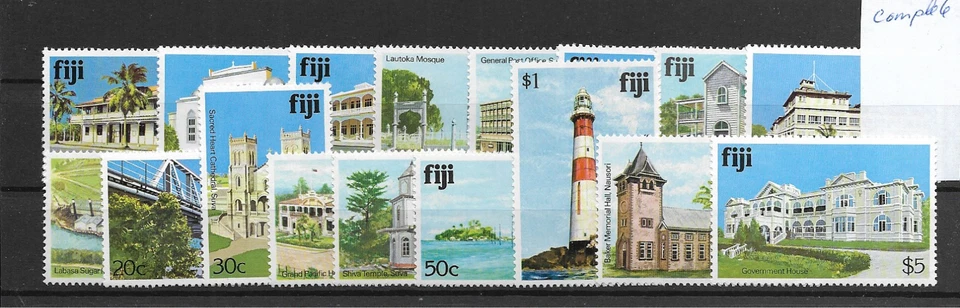 FIJI @  1979 ARCHITECTURE BUILDINGS SG 508-595 MNH     Nice Priced @Aus.348 - Image 1 of 1