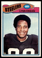 1977 Topps Lynn Swann Football Card Pittsburgh Steelers #195