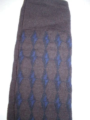 Nuevo Nuevo Con Etiquetas Mujeres Diseñador Marni Calcetines Lana Italia Rodilla S Marrón Oscuro Azul Negro II Foto 1 de 3