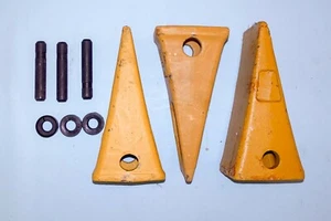 Caterpillar Adapter Style Tooth 1U3452 + Ring 8E8469 + Pin 8E0468 set 3pcs - Picture 1 of 4