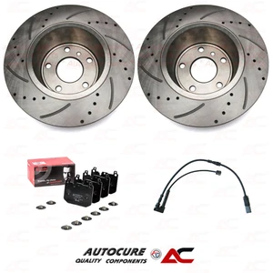 PARA MINI JOHN COOPER WORKS F56 DISCOS FRONTALES PERFORADOS Y RANURADOS 335 MM + ALMOHADILLAS BREMBO - Imagen 1 de 1