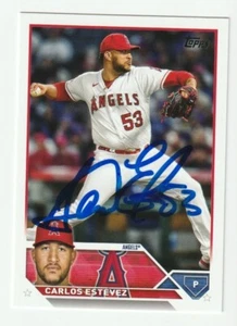 Carlos Estevez Signed 2023 Topps Update Card #US63 Auto Angels Autograph COA - Picture 1 of 1