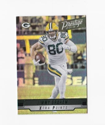 2019 Prestige Xtra Points Green #128 Jimmy Graham Green Bay Packers Miami - Image 1 of 2