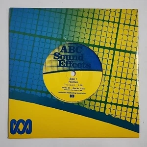 ABC SOUND EFFECTS - 'Fountain' 7" Vinyl Single Record NOS 1980 AUST. PRESSING - Picture 1 of 6
