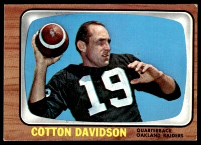 1966 Topps Cotton Davidson Oakland Raiders #109 - Image 1 of 2