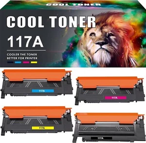 XXL Toner für HP 117A HP Color Laser MFP 178NW 178NWG 150A 150NW 179FWG MIT CHIP - Afbeelding 1 van 11