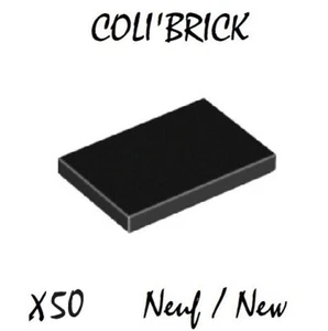 Lego 26603 - 50x Plaque Lisse / Tile 2x3 - Noir / Black - NEUF - Picture 1 of 1