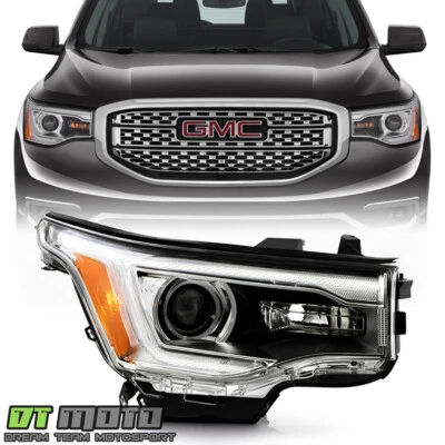 For 2017-2019 GMC Acadia HID w/ LED DRL Projector Headlight Headlamp Passenger - Imagem 1 de 4