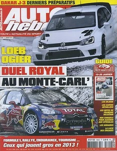 AUTO HEBDO Nr. 1890 02.01.2013 FÜHRER MONTECARLO PARIS DAKAR - Bild 1 von 1