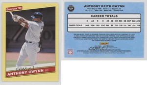 2020 Panini Donruss Retro 1986 Variations Yellow Tony Gwynn (Name Variation) HOF