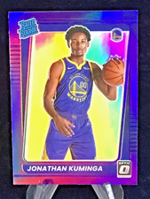 2021 Panini Donruss Jonathan Kuminga Purple Holo Rated Rookie #190 WARRIORS!!!