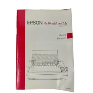 Epson Action Printer T-1000 DotMatrix Continuous Paper Printer VTG Manual Only!! - Picture 1 of 3