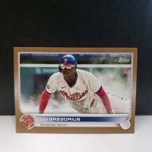 2022 Topps Didi Gregorius Gold Parallel #44  PHILLIES  Clean Card Sharp