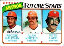 1980 Topps #678 Reggie Baldwin / Alan Knicely / Pete Ladd RC Astros