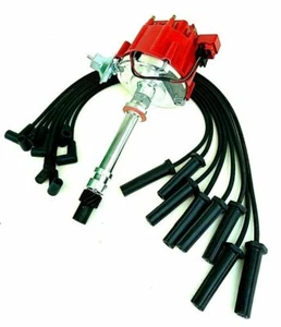 Distributor + Wire Set For Chevrolet Engines 305 350 GMC Buick 5.0 5.7 V8 - Picture 1 of 10