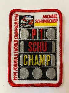 Michael Schumacher Formel1 Aufnäher, F1 Aufbügler, Patch P1, Sticker - Bild 1 von 1
