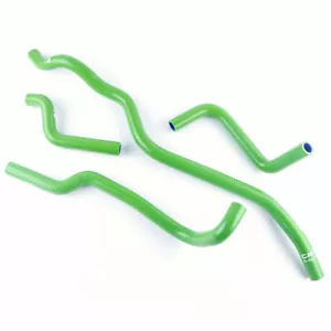 Green Silicone Radiator Hose Kit For 2002-2006 03 05 05 Kawasaki Prairie 650 700 - Picture 1 of 8