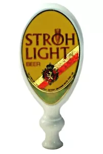 Stroh's Light Beer Plastic Tap Handle 6 7/8" Tall - Picture 1 of 5