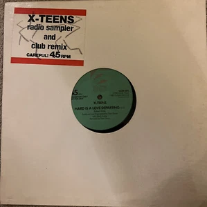 X-TEENS RADIO SAMPLER AND CLUB REMIX 12" ORIG '83 DOLPHIN ART ROCK NEW WAVE VG+ - Picture 1 of 9