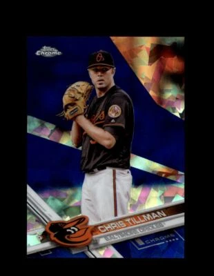2017 CHRIS TILLMAN TOPPS CHROME SAPPHIRE #577 ORIOLES *R2640 - Image 1 of 2
