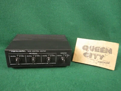 Radio Shack Realistic 42-2115 Vintage Three Deck Tape Control Center - Image 1 of 4
