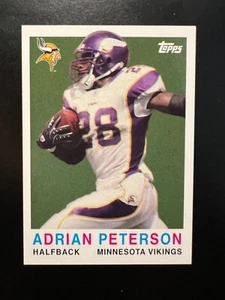 2008 Topps Turn Back the Clock #15 Adrian Peterson Vikings - Picture 1 of 2