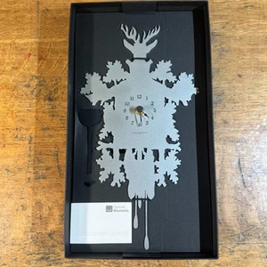 New Diamantini & Domeniconi Steel Black Forest Cuckoo Style 13" Clock Lufthansa - Picture 1 of 9